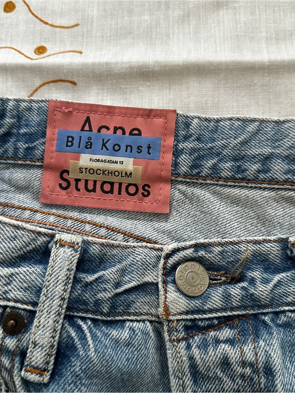 Acne Studios Blå Konst Jeans